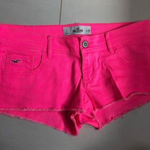Hot pink Hollister shorts